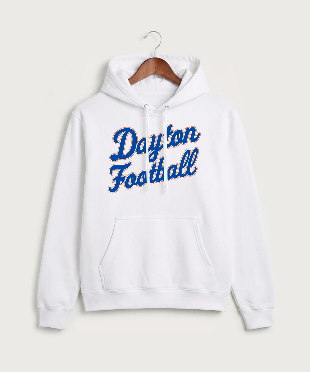 Jonathan Dayton High School Football Team Store - White Port & Co Core Fleece Pullover Hooded Sweatshirt. PC78H