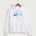 Leading Edge Maryland Team Store - White Port & Co Core Fleece Pullover Hooded Sweatshirt. PC78H
