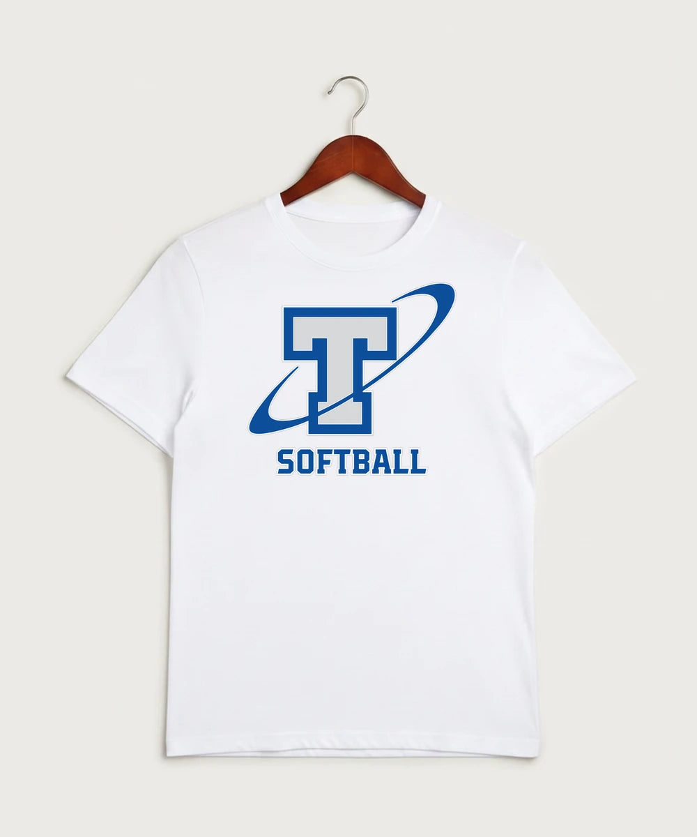 Papillion La Vista South Titan Softball Team Store - White Sport-Tek PosiCharge Competitor Tee. ST350