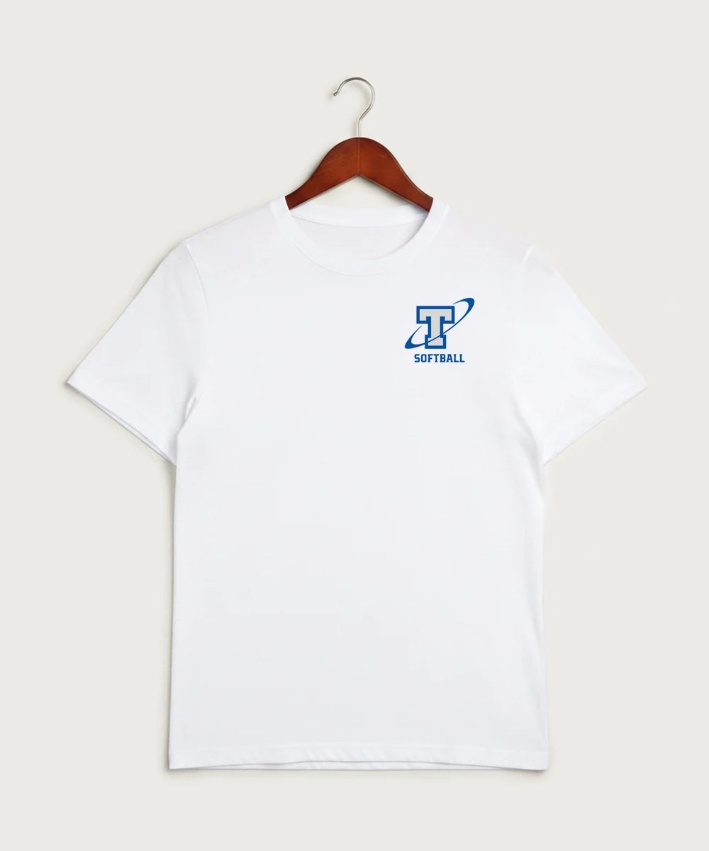 Papillion La Vista South Titan Softball Team Store - White Sport-Tek PosiCharge Competitor Tee. ST350