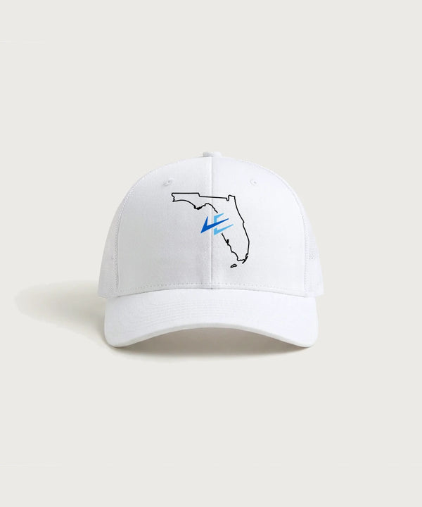 Leading Edge Florida Team Store - White/ White Sport-Tek Club Trucker Cap STC46
