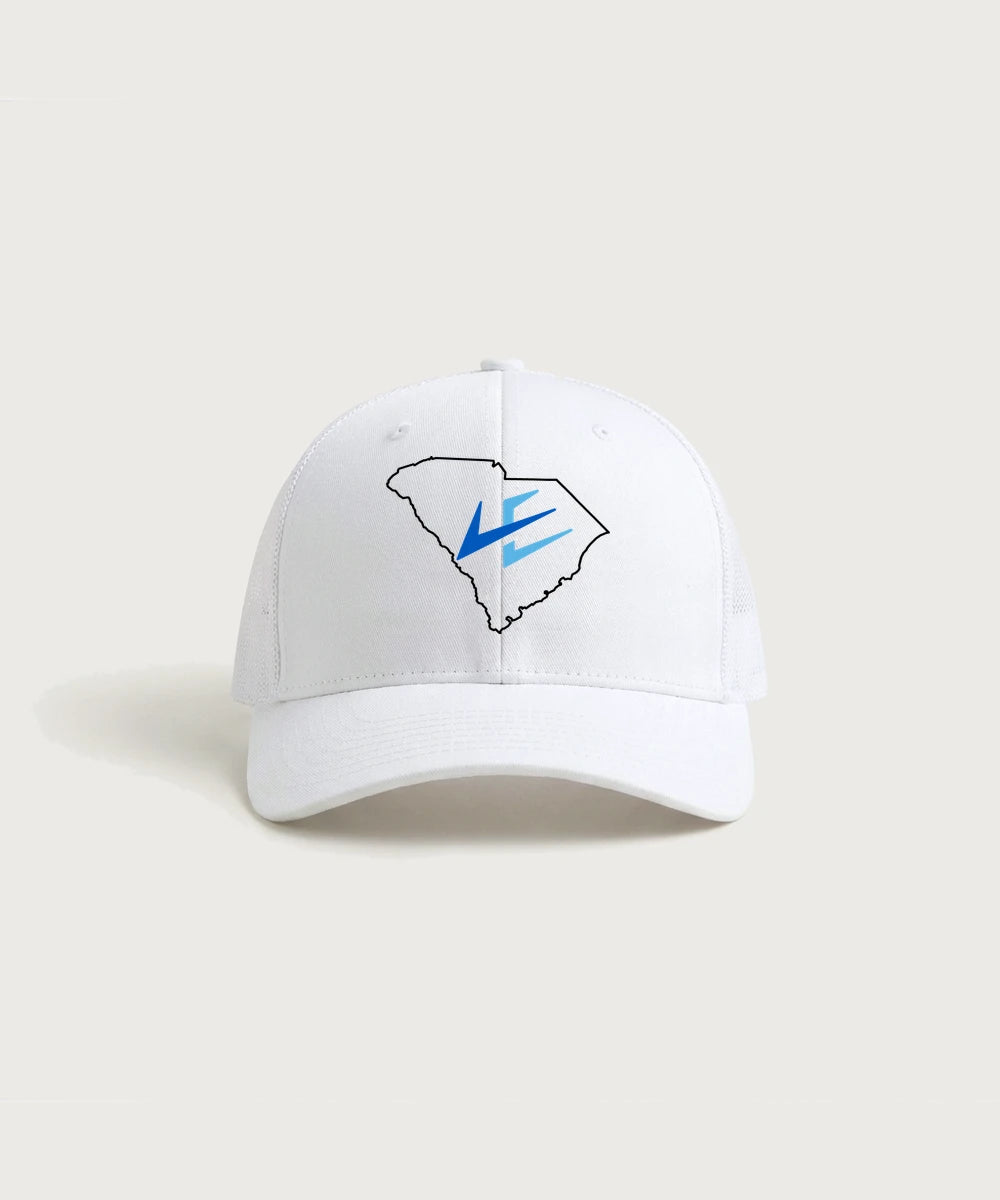 Leading Edge South Carolina Team Store - White/ White Sport-Tek Club Trucker Cap STC46