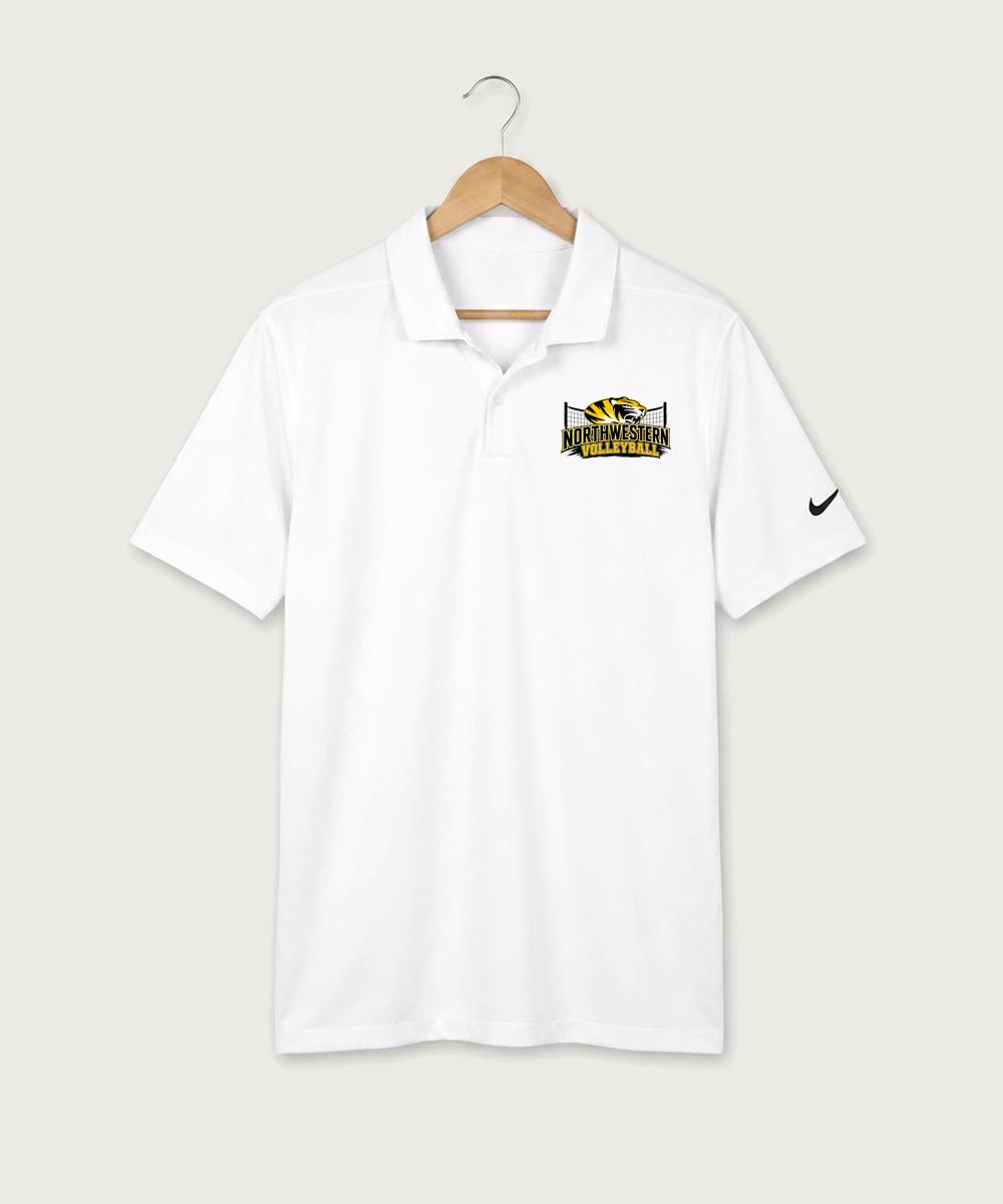 Northwestern Volleyball - White Polo