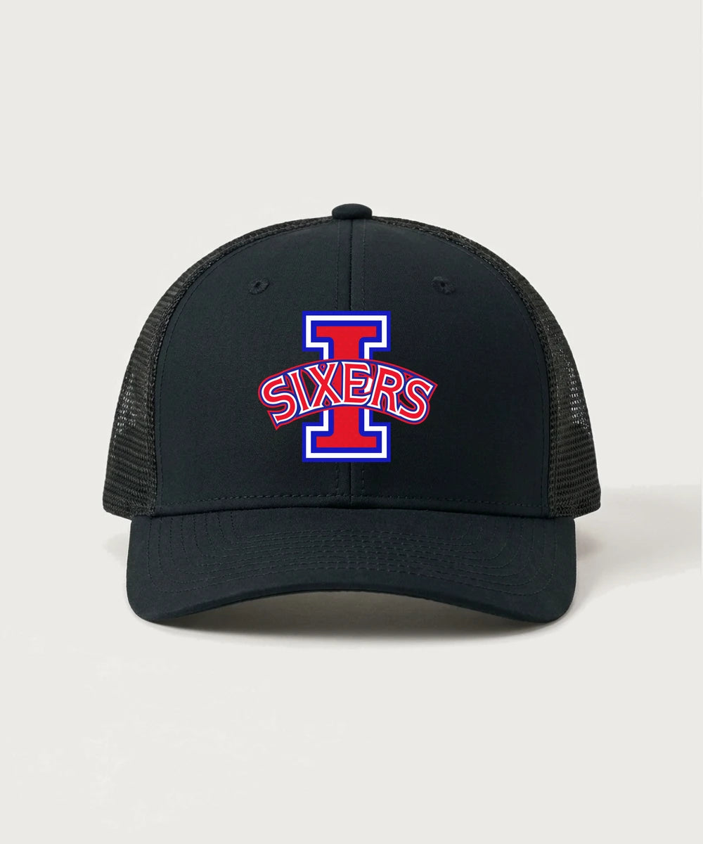 Independence High School Cheer Team - Black/ Black Sport-Tek Club Trucker Cap STC46