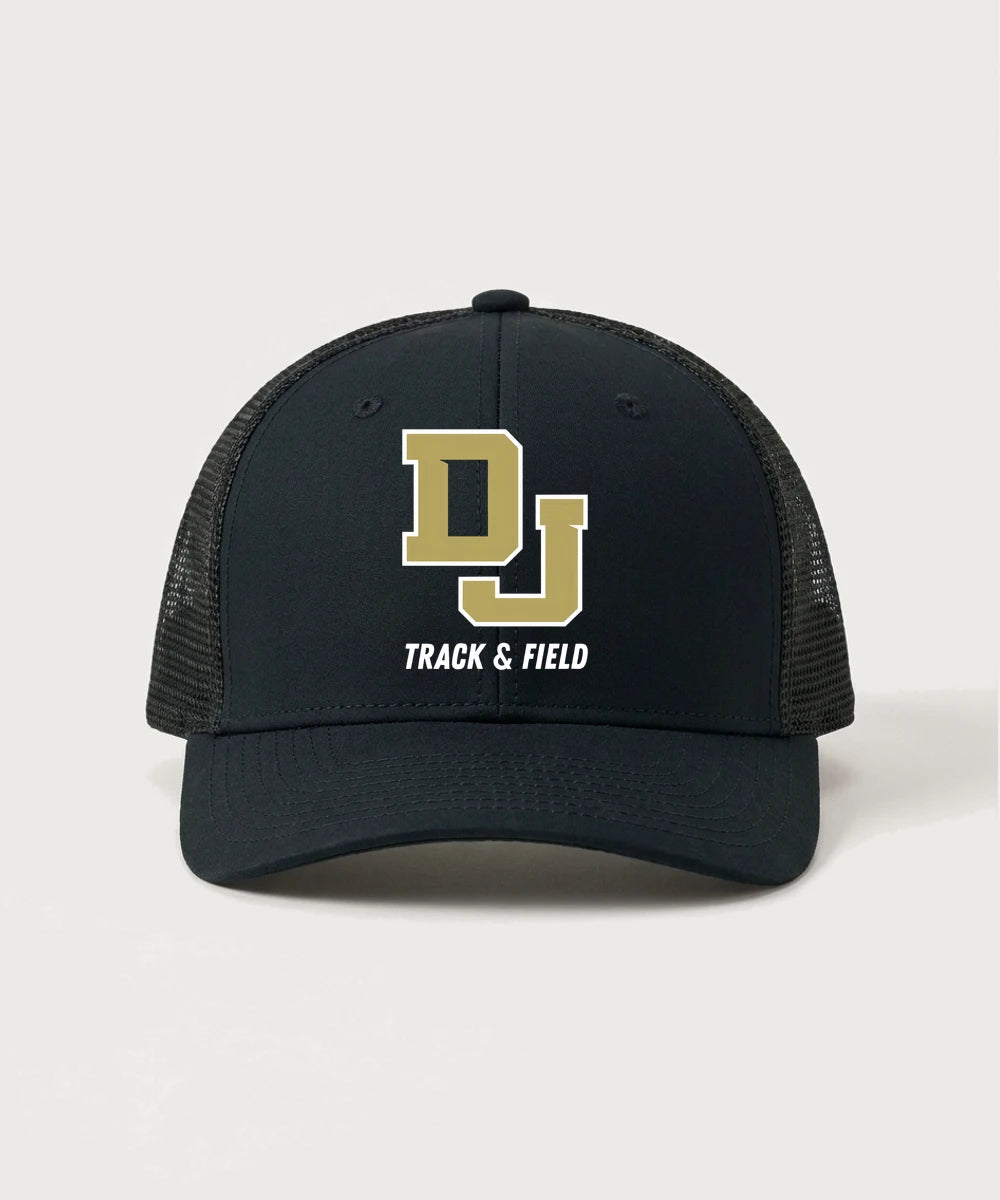 Dublin Jerome Track & Field Team Store - Black/ Black Sport-Tek Club Trucker Cap STC46