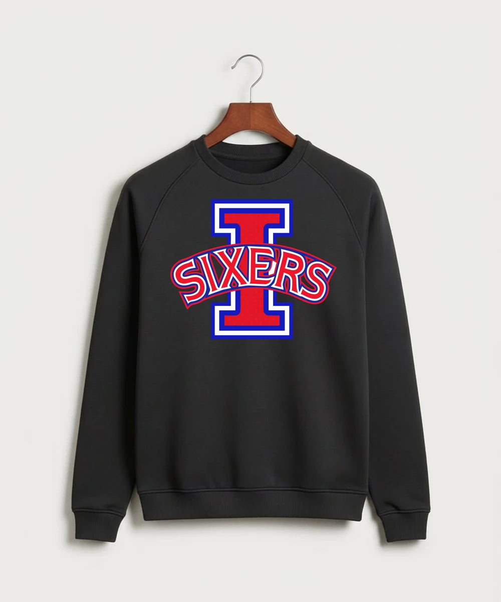 Independence High School Cheer Team - Black Crewneck - Full Chest
