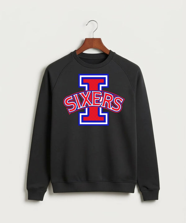 Independence High School Cheer Team - Black Crewneck - Full Chest