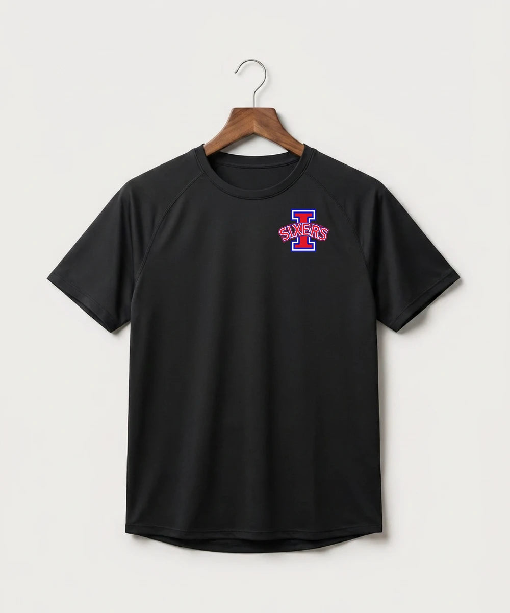 Independence High School Cheer Team - Black Tee - Left Chest