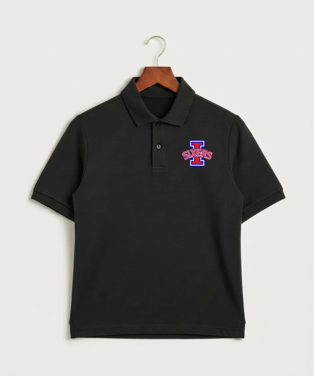 Independence High School Cheer Team - Black Polo - Left Chest