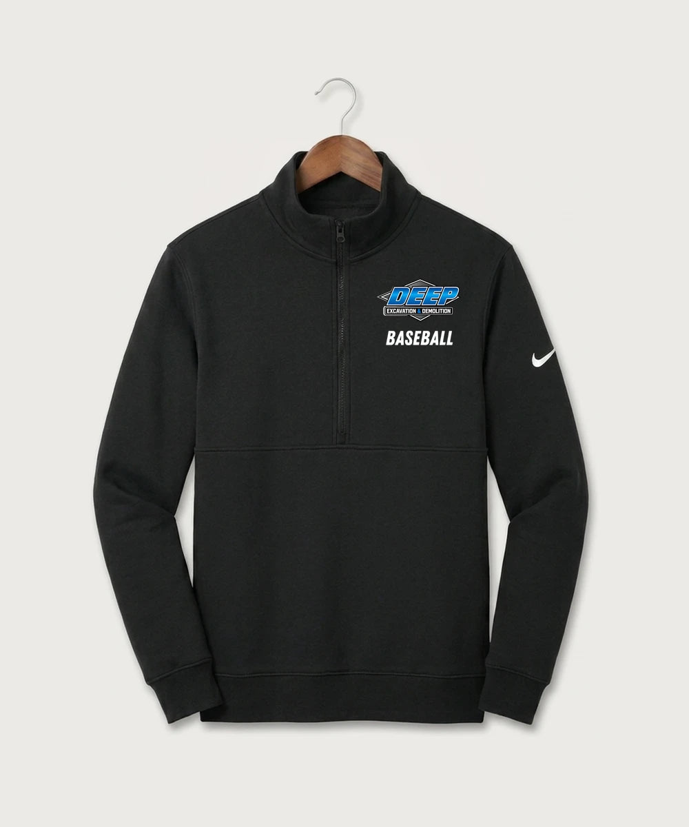 Codex Team Store E2E Cancel 20260921 - Black Nike Club Fleece Sleeve Swoosh 1/2-Zip NKDX6718