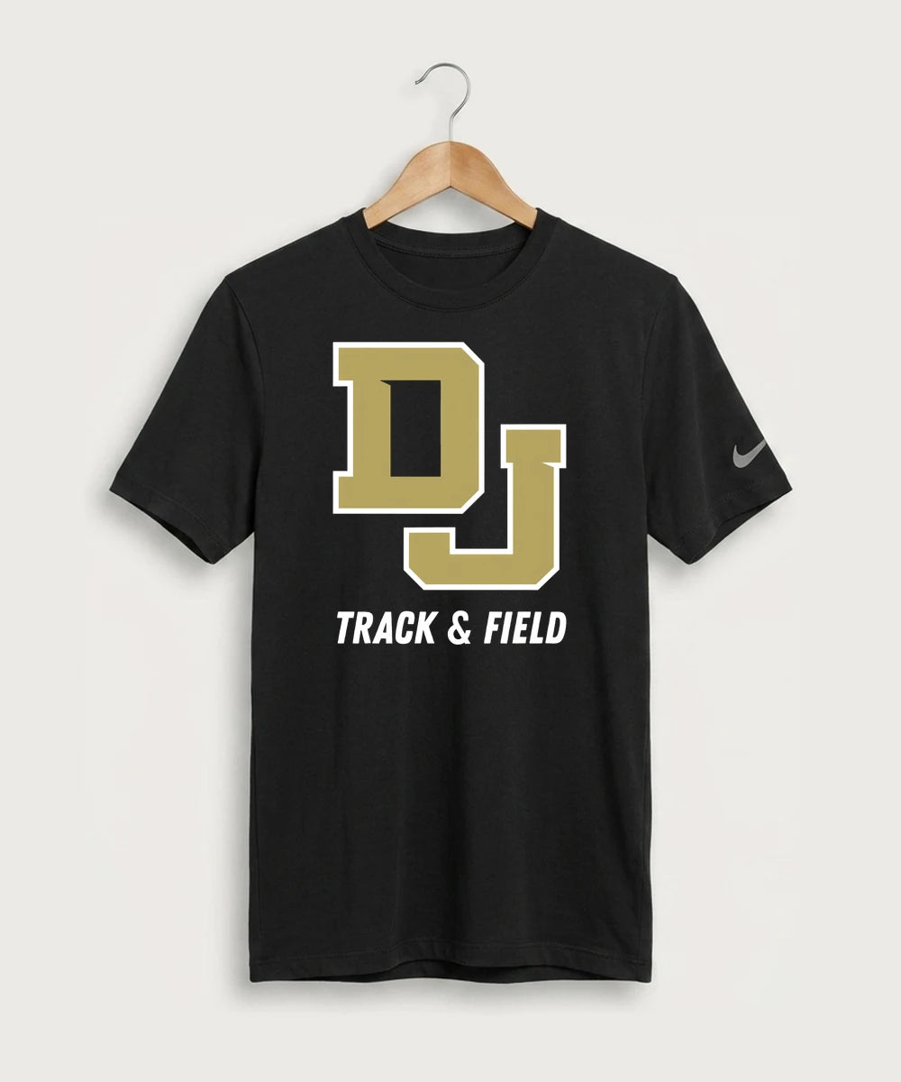 Dublin Jerome Track & Field Team Store - Black Nike Swoosh Sleeve rLegend Tee NKDX8730