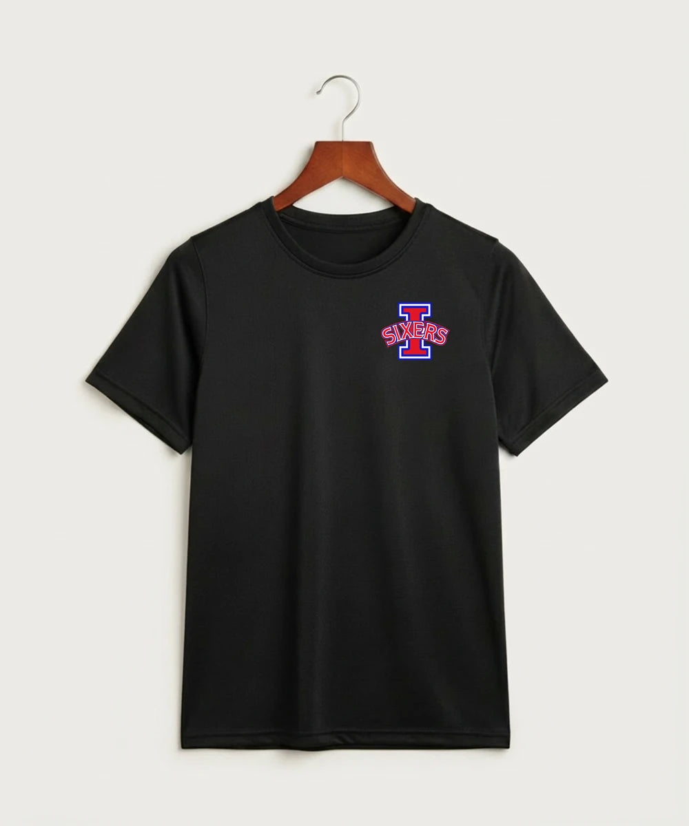 Independence High School Cheer Team - Black Nike Youth Swoosh Sleeve rLegend Tee NKDX8787