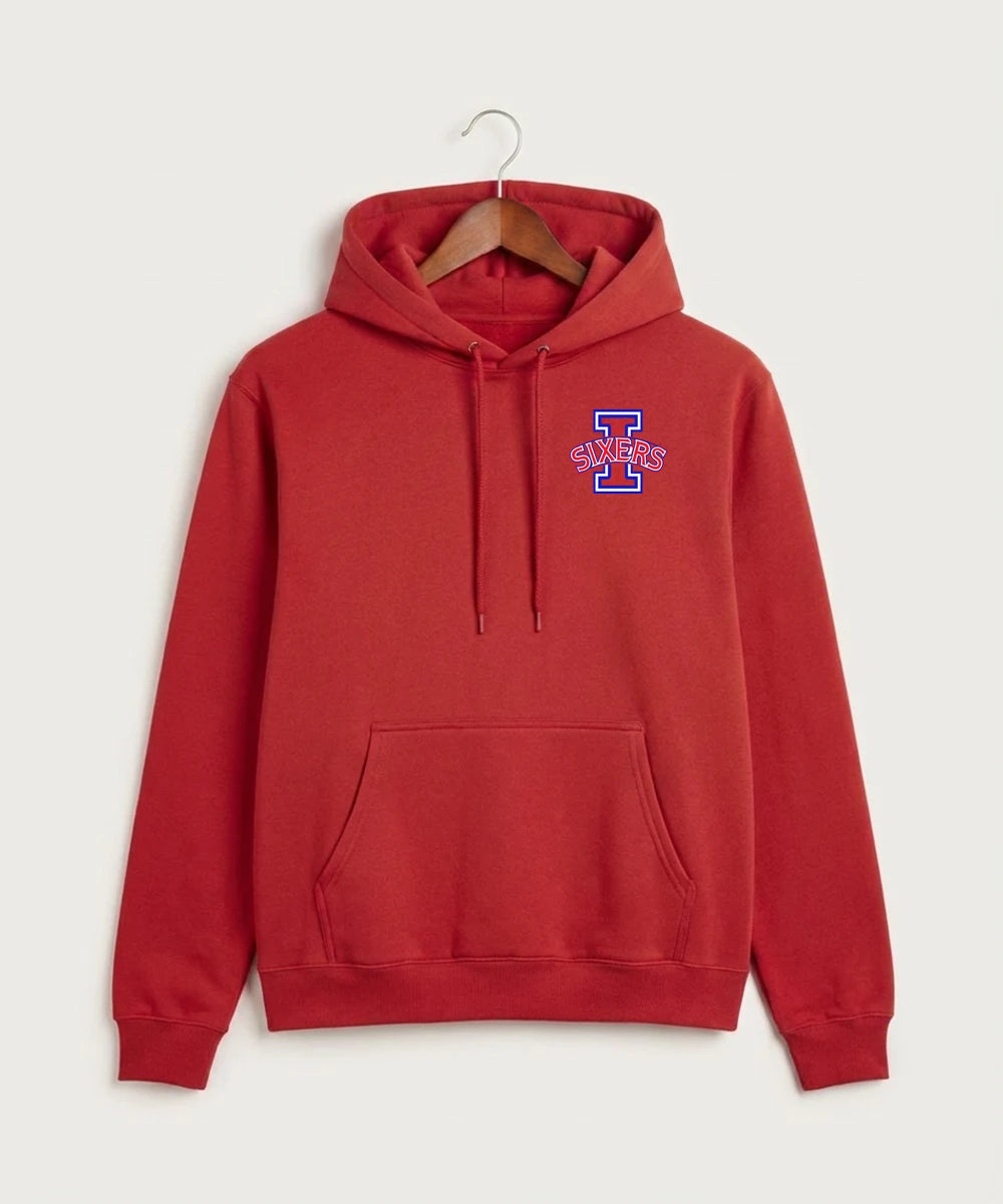 Independence High School Cheer Team - Cardinal Hoodie Value - Left Chest