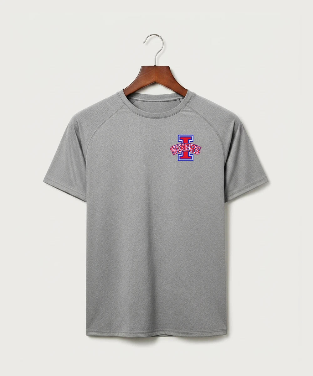 Independence High School Cheer Team - Gray Tee - Left Chest