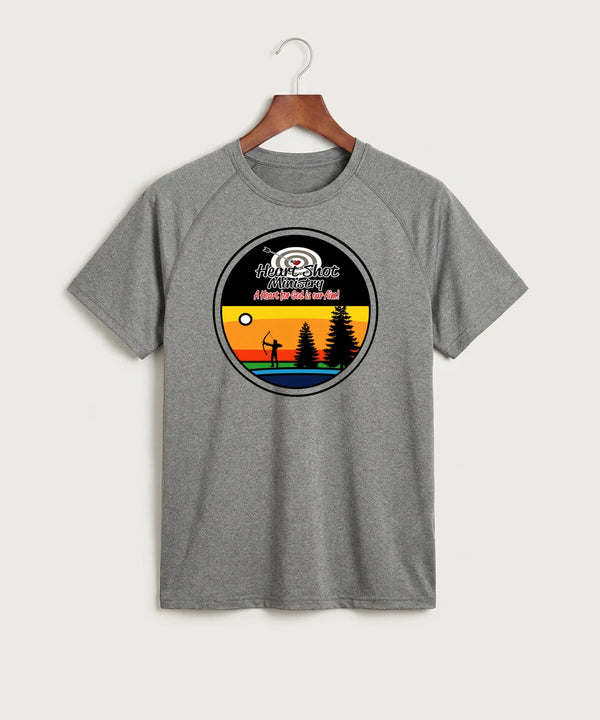 Heart Shot Ministry Archery Team Store - Gray Tee