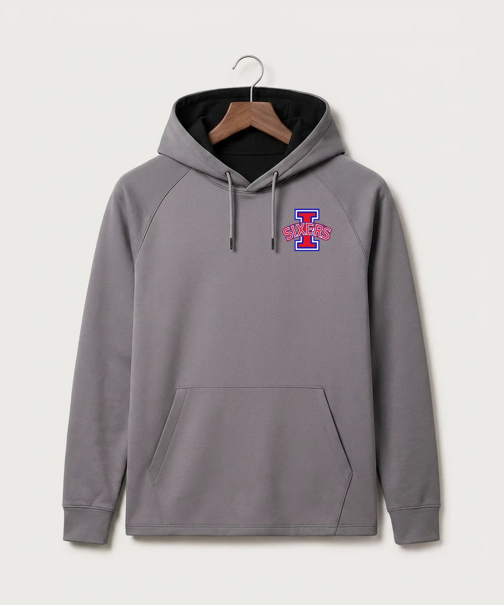 Independence High School Cheer Team - Gray Hoodie - Left Chest