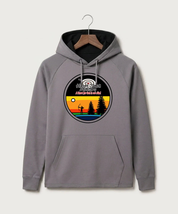 Heart Shot Ministry Archery Team Store - Gray Hoodie