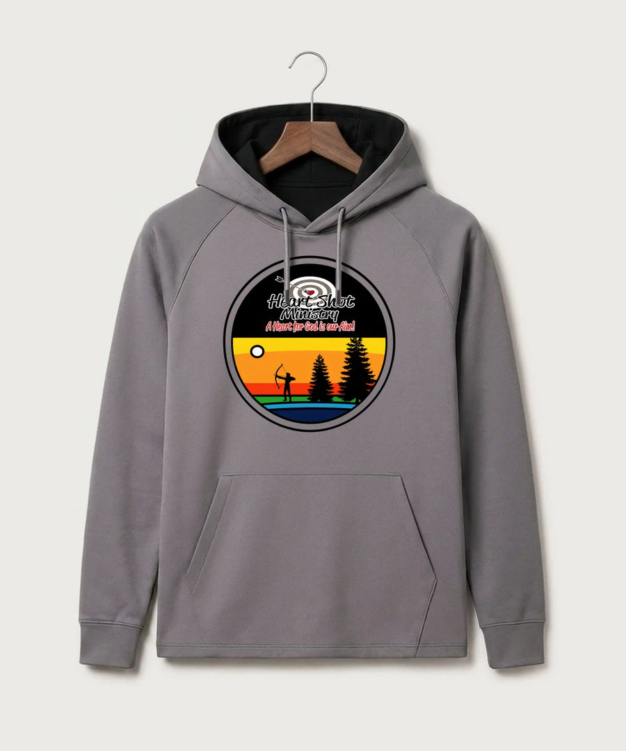Heart Shot Ministry Archery Team Store - Gray Hoodie