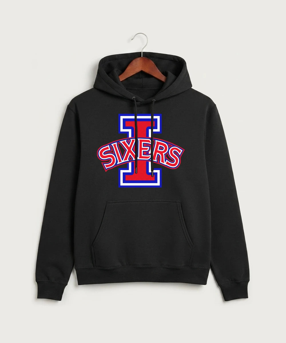 Independence High School Cheer Team - Jet Black Port & Co Core Fleece Pullover Hooded Sweatshirt. PC78H