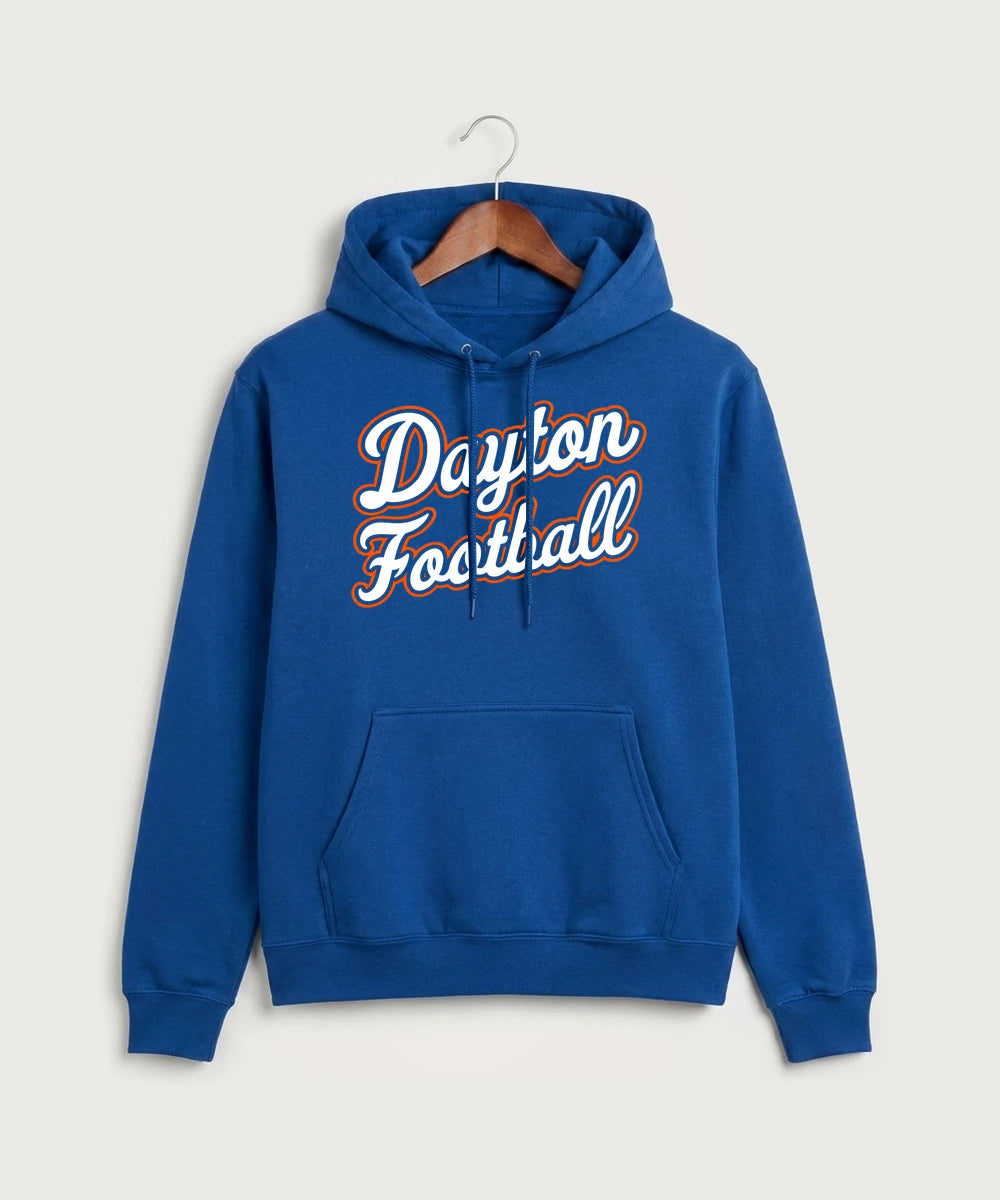 Jonathan Dayton High School Football Team Store - True Royal Port & Co Core Fleece Pullover Hooded Sweatshirt. PC78H