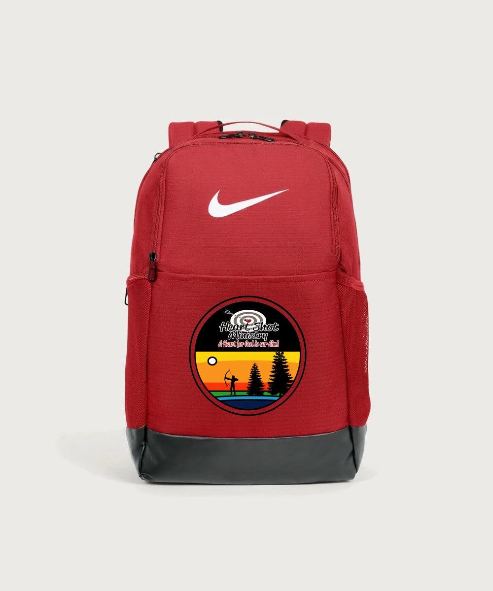 Heart Shot Ministry Archery Team Store - University Red Nike Brasilia Medium Backpack NKDH7709