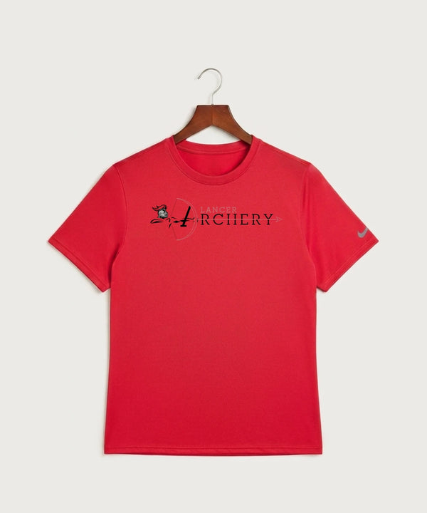 Lancer Archer Club Archery Team Store - University Red Nike Swoosh Sleeve rLegend Tee NKDX8730