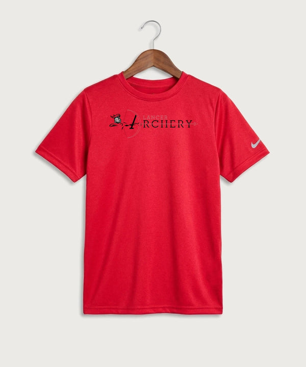 Lancer Archer Club Archery Team Store - University Red Nike Youth Swoosh Sleeve rLegend Tee NKDX8787
