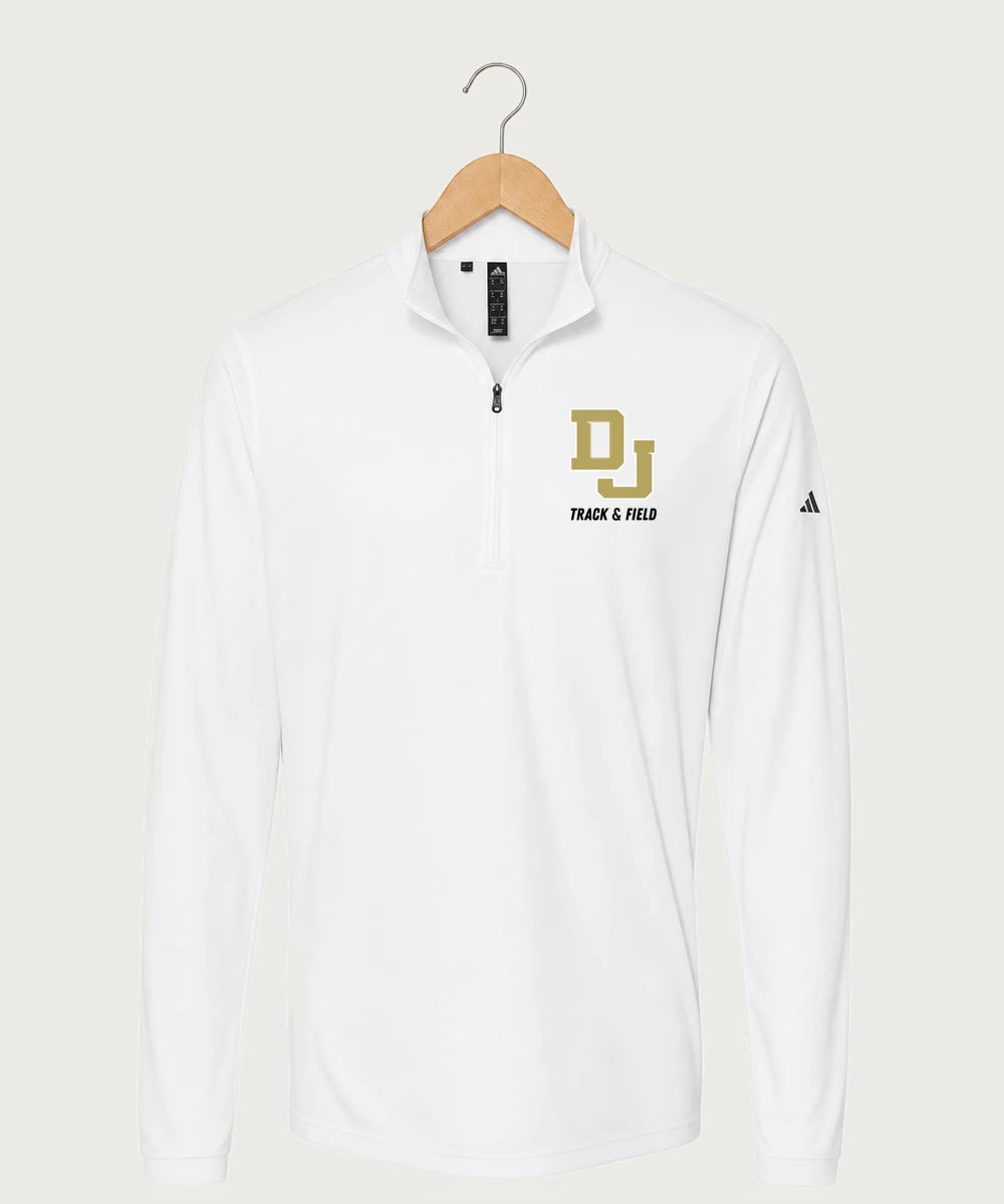 Dublin Jerome Track & Field Team Store - White Men's Ultimate365 Lightweight Quarter-Zip Pullover