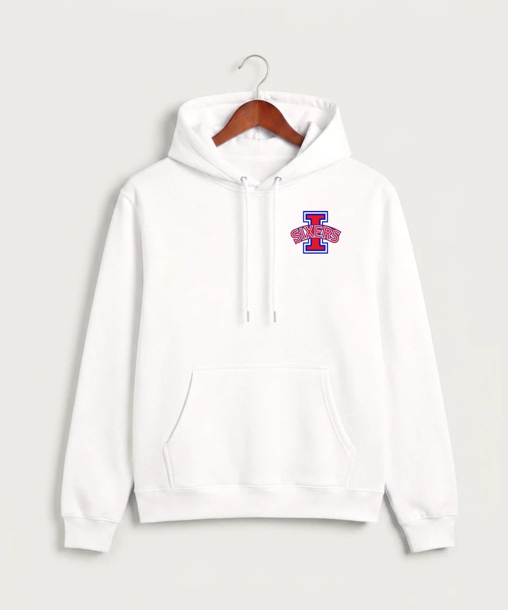 Independence High School Cheer Team - White Hoodie Value - Left Chest