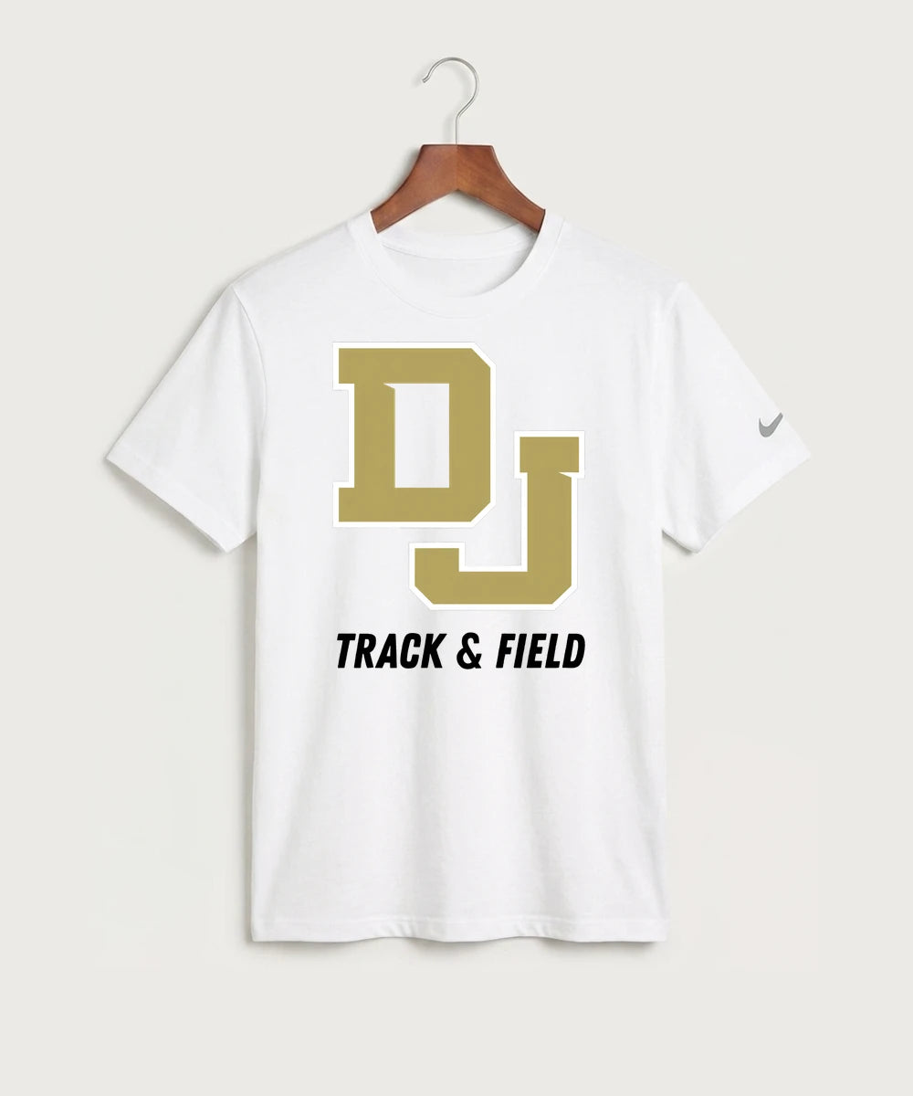 Dublin Jerome Track & Field Team Store - White Nike Swoosh Sleeve rLegend Tee NKDX8730