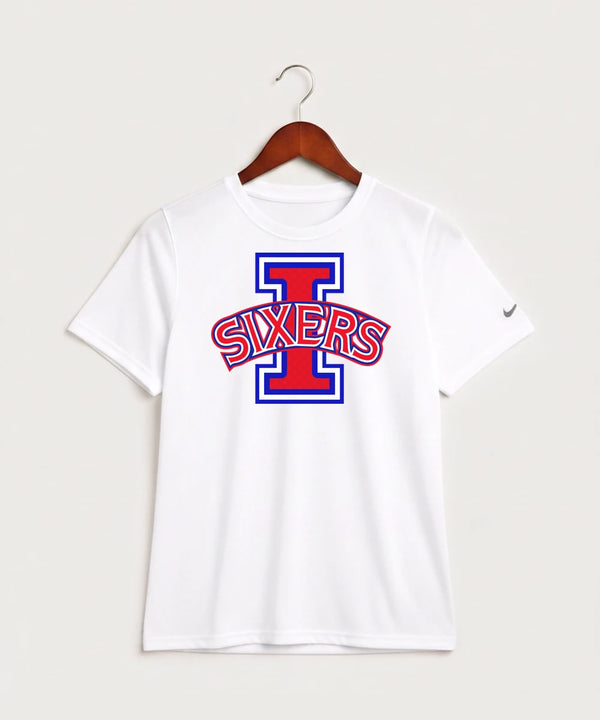 Independence High School Cheer Team - White Nike Youth Swoosh Sleeve rLegend Tee NKDX8787