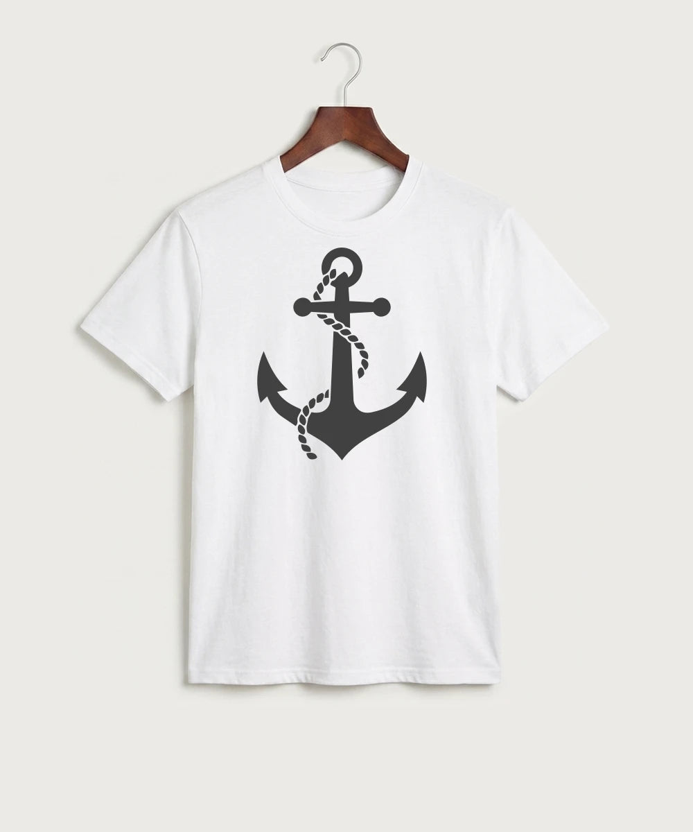 Fulton High School Football (Boys) - White Port & Co Core Cotton Tee. PC54