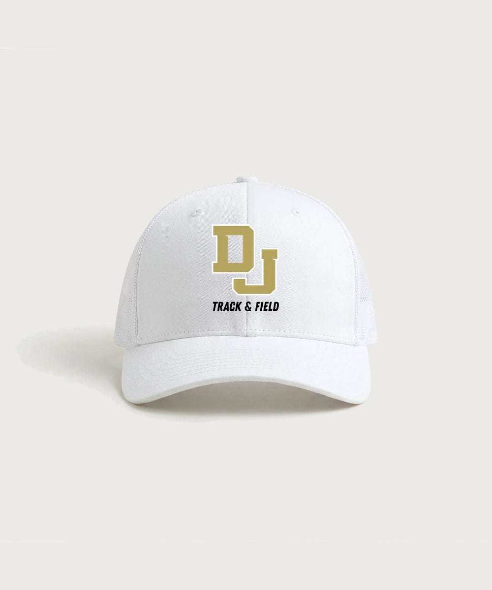 Dublin Jerome Track & Field Team Store - White/ White Sport-Tek Club Trucker Cap STC46