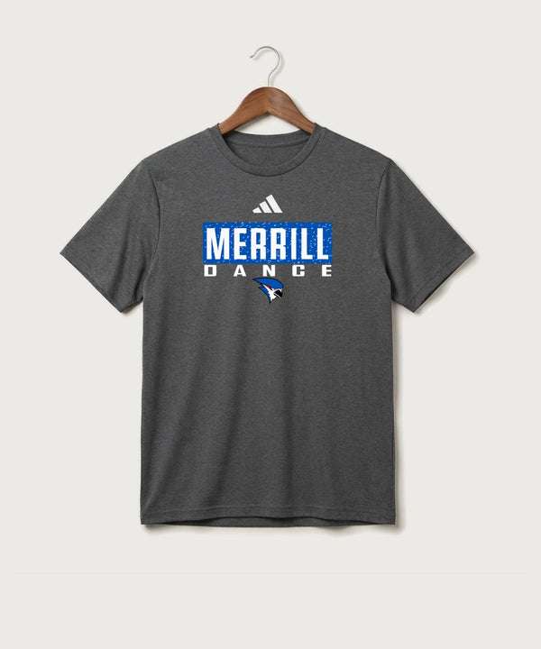 Merrill Dance and Cheer - Dark Grey Heather/ White Men's Pregame T-Shirt