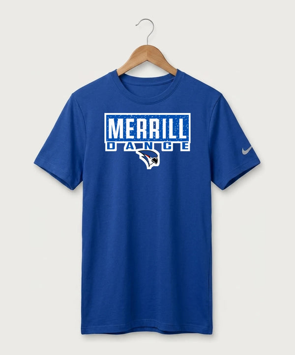 Merrill Dance and Cheer - Game Royal Nike Swoosh Sleeve rLegend Tee NKDX8730