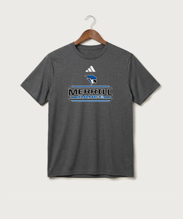 Merrill Dance and Cheer - Dark Grey Heather/ White Men's Pregame T-Shirt