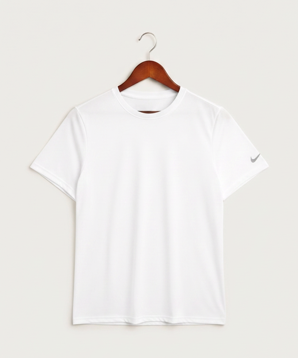 Duluth East High School Cheer (Coed) - White Nike Swoosh Sleeve rLegend Tee NKDX8730