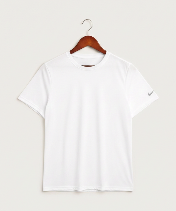 Duluth East High School Cheer (Coed) - White Nike Swoosh Sleeve rLegend Tee NKDX8730
