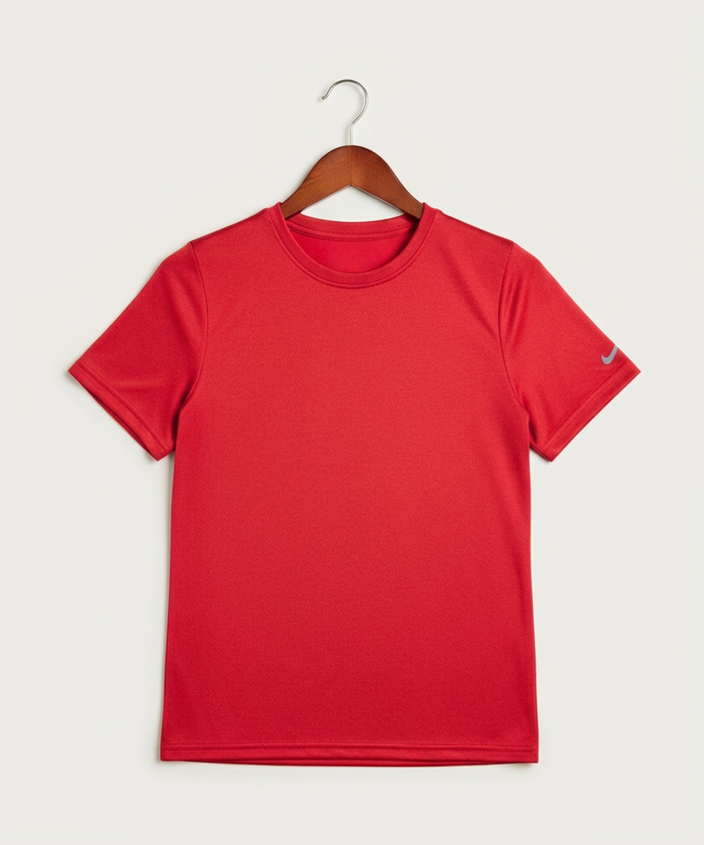 Duluth East High School Cheer (Coed) - University Red Nike Youth Swoosh Sleeve rLegend Tee NKDX8787