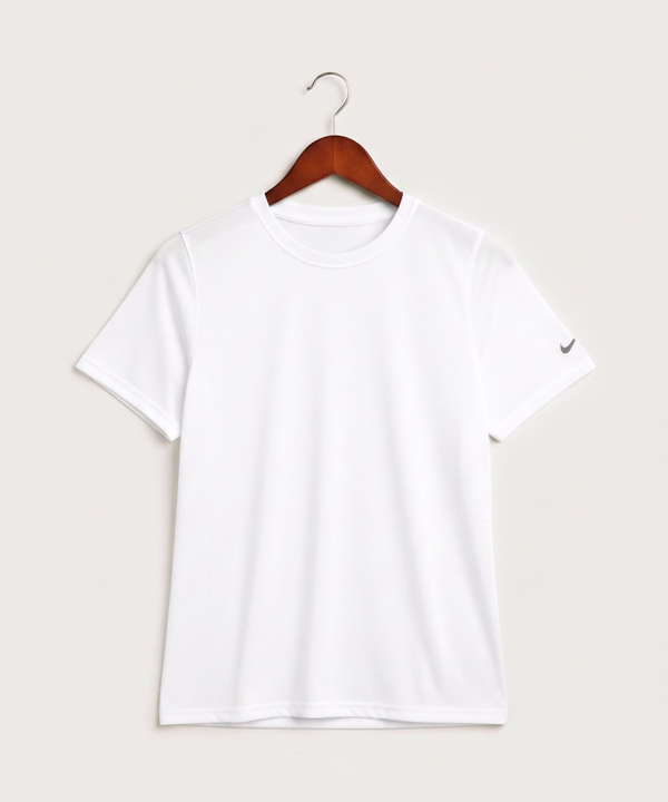 Duluth East High School Cheer (Coed) - White Nike Youth Swoosh Sleeve rLegend Tee NKDX8787