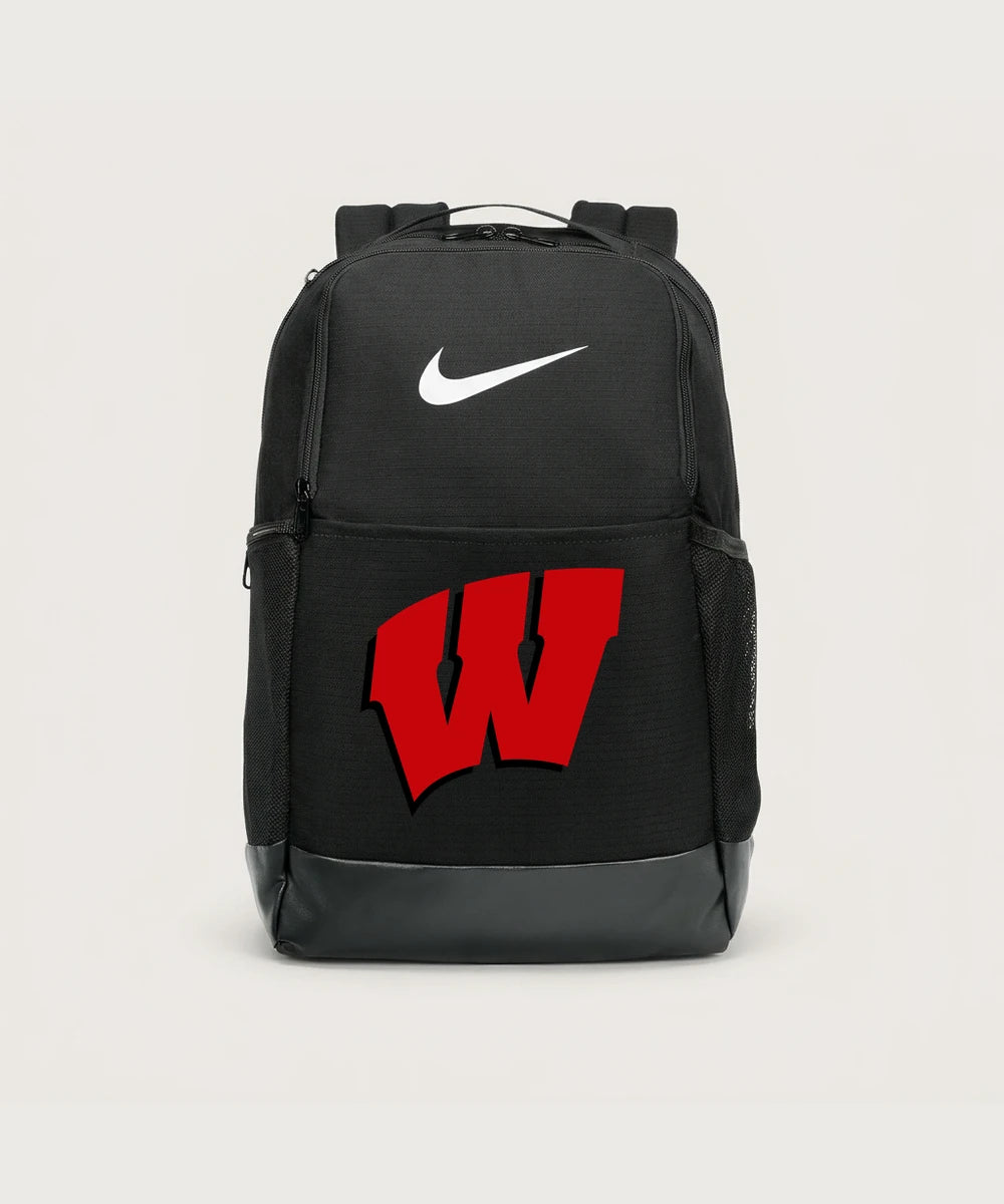 Wisconsin Lutheran High School Football (Boys) - Black Nike Brasilia Medium Backpack NKDH7709