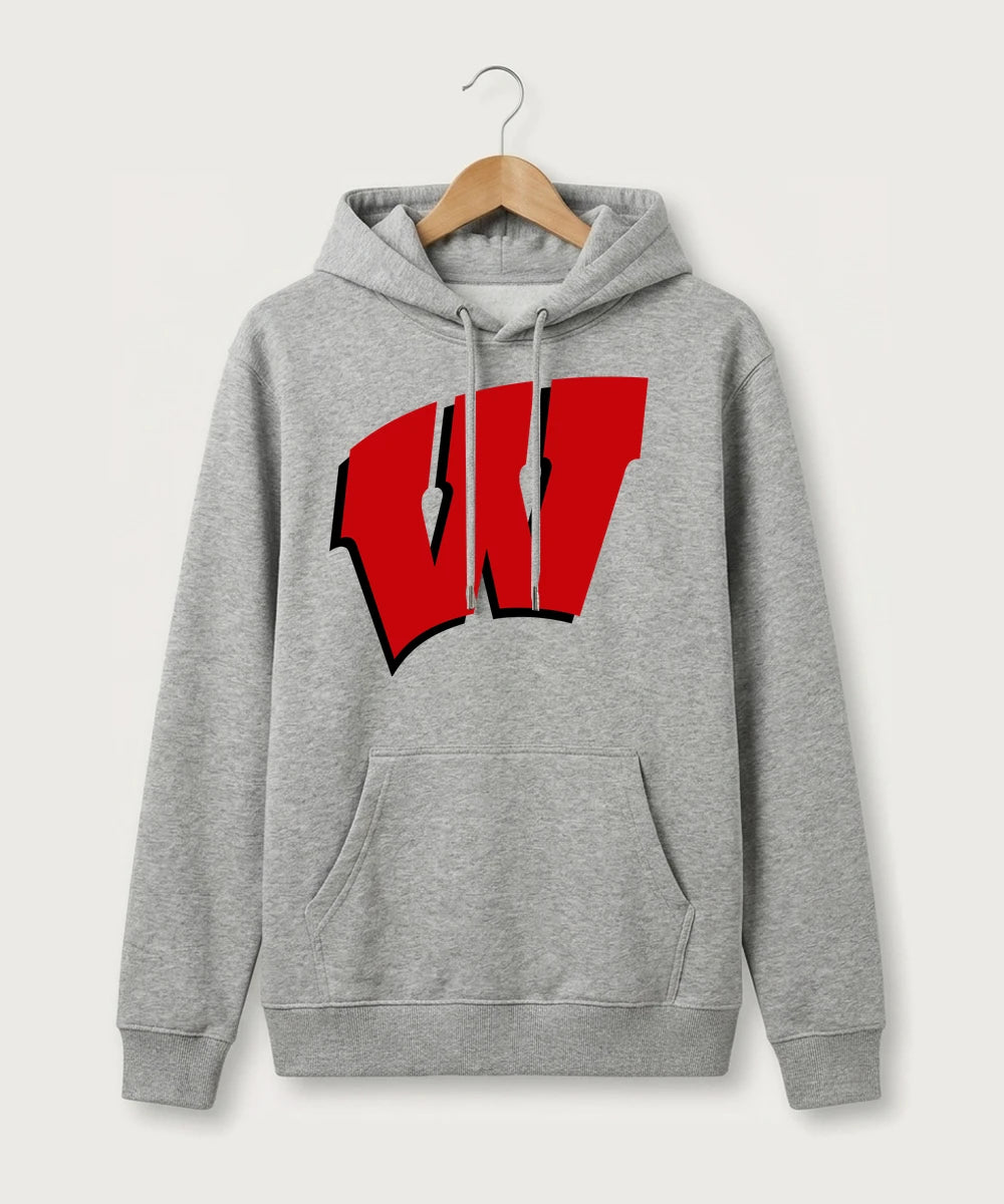 Wisconsin Lutheran High School Football (Boys) - Heather Grey Hoodie Value