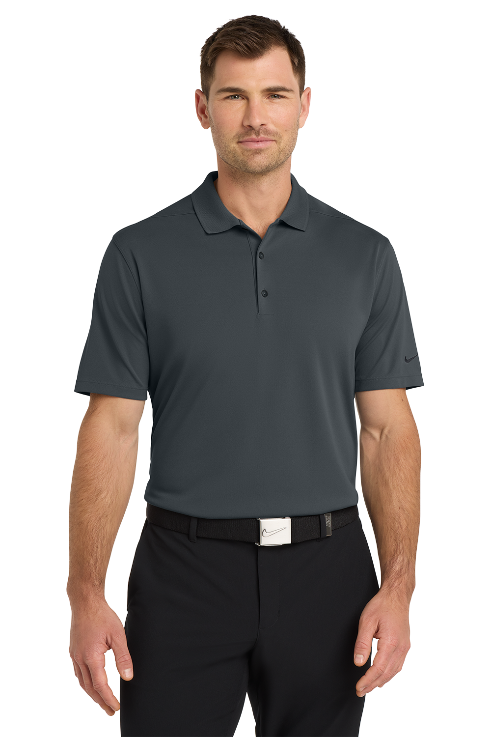 TEST: Ashwaubenon Baseball - Anthracite Polo - Left Chest