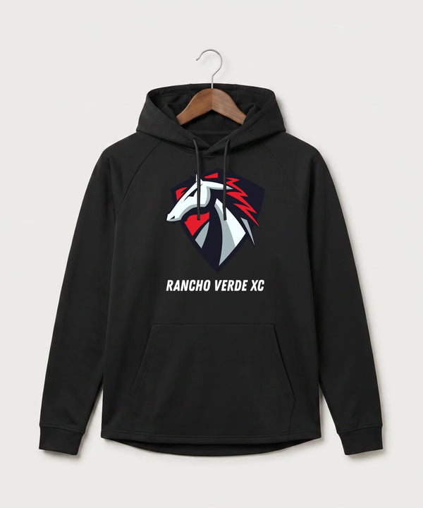 Rancho Verde Cross Country - Black Hoodie - Full Front