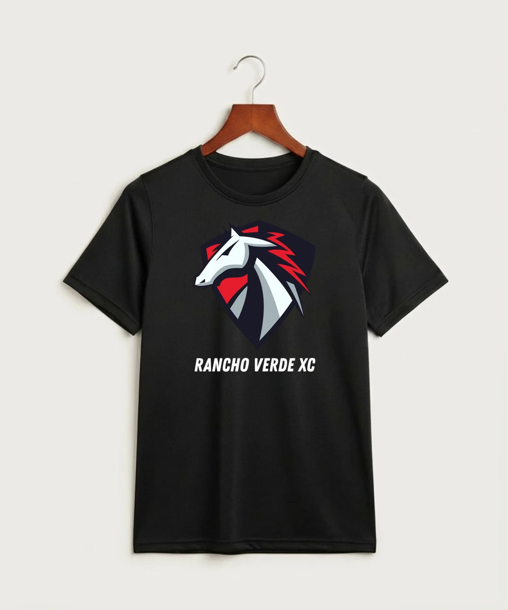 Rancho Verde Cross Country - Black Nike Youth Swoosh Sleeve rLegend Tee NKDX8787