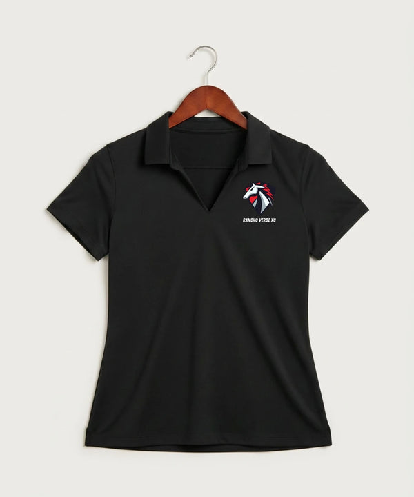 Rancho Verde Cross Country - Black Polo - Left Chest