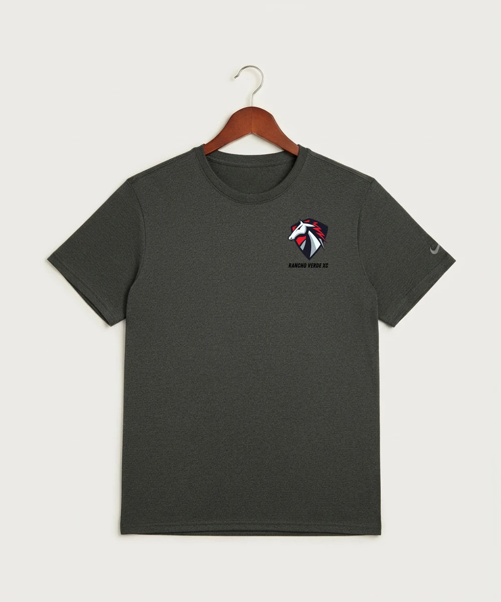 Rancho Verde Cross Country - Dark Smoke Heather Nike Swoosh Sleeve rLegend Tee NKDX8730
