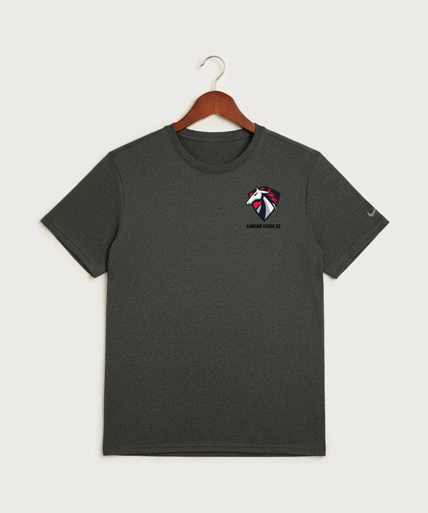 Rancho Verde Cross Country - Dark Smoke Heather Nike Swoosh Sleeve rLegend Tee NKDX8730