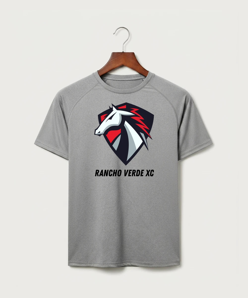 Rancho Verde Cross Country - Gray Tee - Full Front