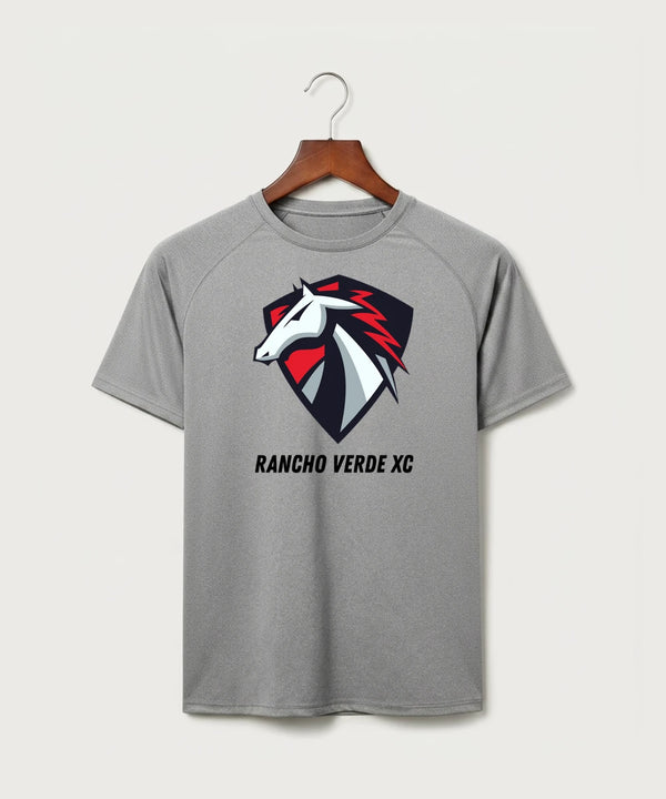 Rancho Verde Cross Country - Gray Tee - Full Front